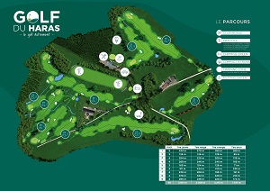 Golf Du Haras Plan Rendering 3DHole 1 Par5 07 03 2018 300